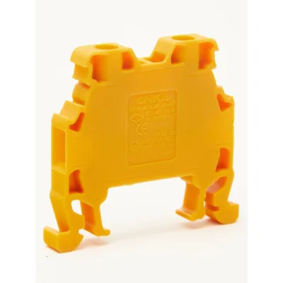 Клемма винтовая ONKA MRK 4S, 4 кв мм, желтый 1010148