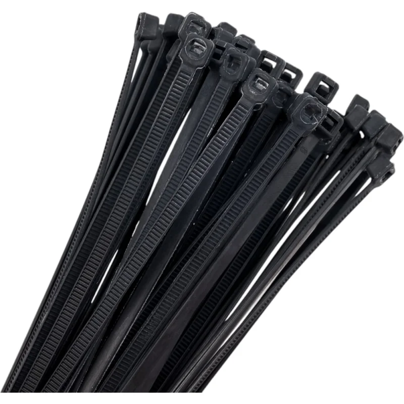 Хомут-стяжка ленточный SLP electrics 3,6x300 100 шт в упаковке черный 2401-00140