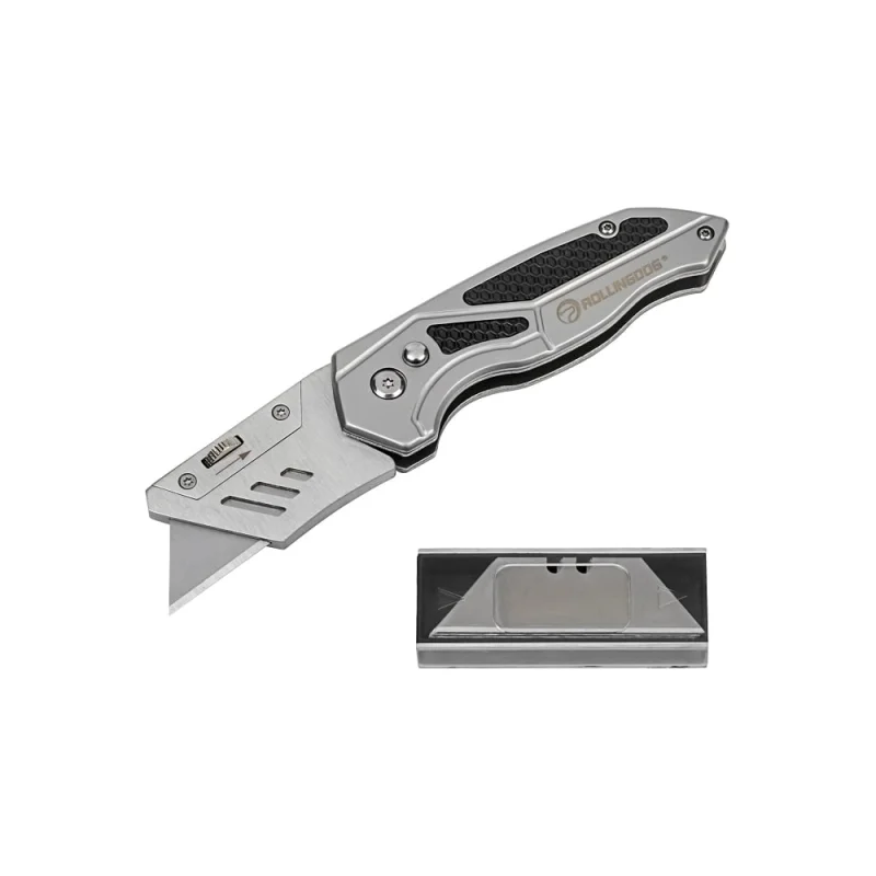 Нож строительный складной Rollingdog лезвие 19мм 50575