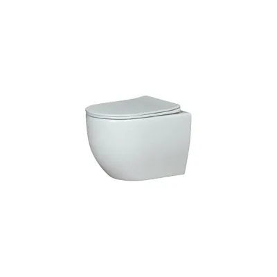 Подвесной унитаз Ceramicanova MIA Rimless с крепежом, с сиденьем-крышкой с микролифтом CN1805