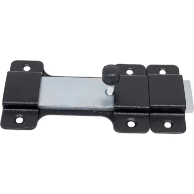 Накладная задвижка Tech-Krep ЗЩ 015 115х70 плоский ригель L154 черный 148366
