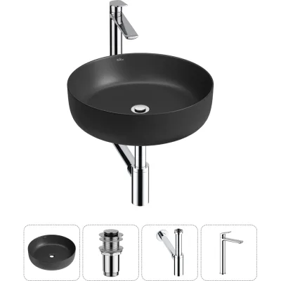 Набор Wellsee 4 в 1 Belle Spa 3.0 накладная раковина 44x44 см 20212655R