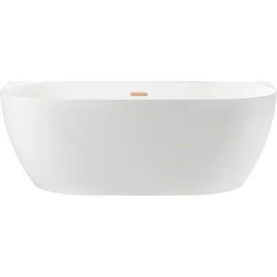 Пристенная акриловая ванна Wellsee Belle Spa 2.0 170x80 см в наборе 4 в 1 235901004