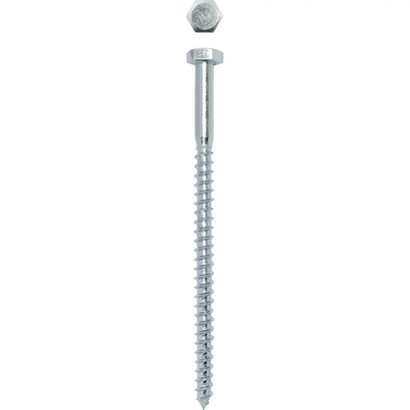 Сантехнический шуруп глухарь Daxmer DIN 571 8x140, 600 шт 00000352748