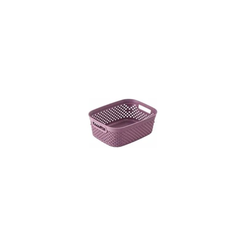 Коробка для хранения HOBBY LIFE DIAMOND фиолетовая, S, 1.3 л, с ручками HL041276DL