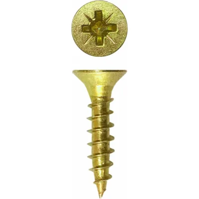 Универсальный саморез Rizzel Pz 5,0x20 желтый цинк 10000 шт 00-00464436