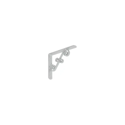 Кронштейн фигурный DOMART 150x125 мод.9 серый металлик 4660015160982