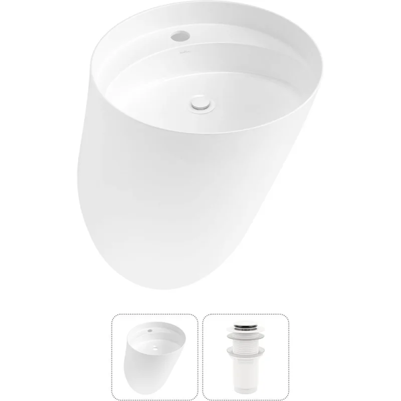 Набор Wellsee 2 в 1 M1 Limited Edition подвесная раковина 45x45 см 20215018R