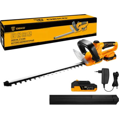 Аккумуляторный кусторез DEKO DKBC56 560 мм 2x3,0 Ач 085-2042