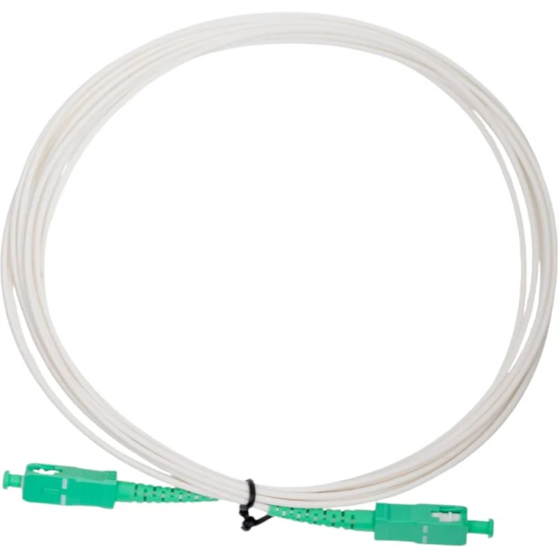 Оптический патч-корд KSC LIGHT PON SC/APC-SC/APC SM G.657A1 (9/125) Simplex 2.0 мм LSZH - 1 м KSC-PO-SM7A1-SX2-SCA-SCA-1
