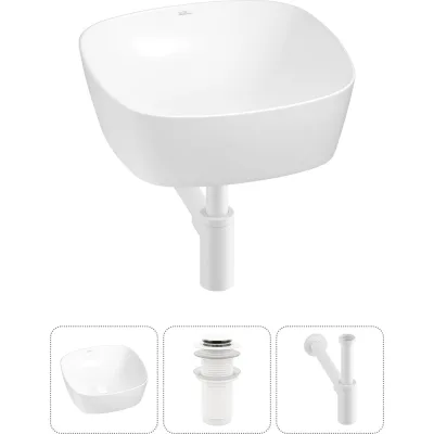 Набор Wellsee 3 в 1 Ground Breaking накладная раковина 40x40 см 20212132R