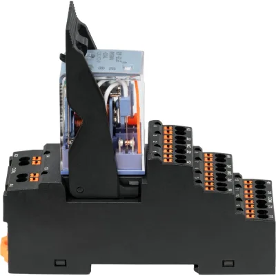 Четырехконтактный релейный модуль CONTA CR-024-4FC-10, 31 ММ, 24VDC (упак 10шт) 00-00013120