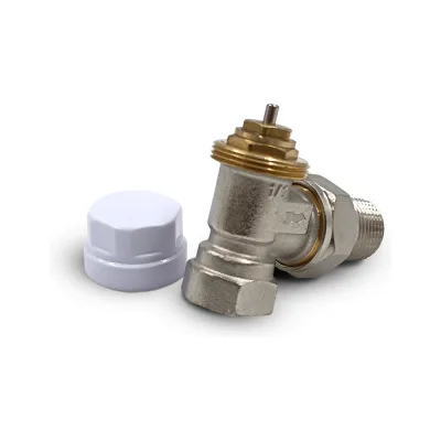 Вентиль угловой термостатический Primoclima Armature 1/2, никелированный PC1212TA