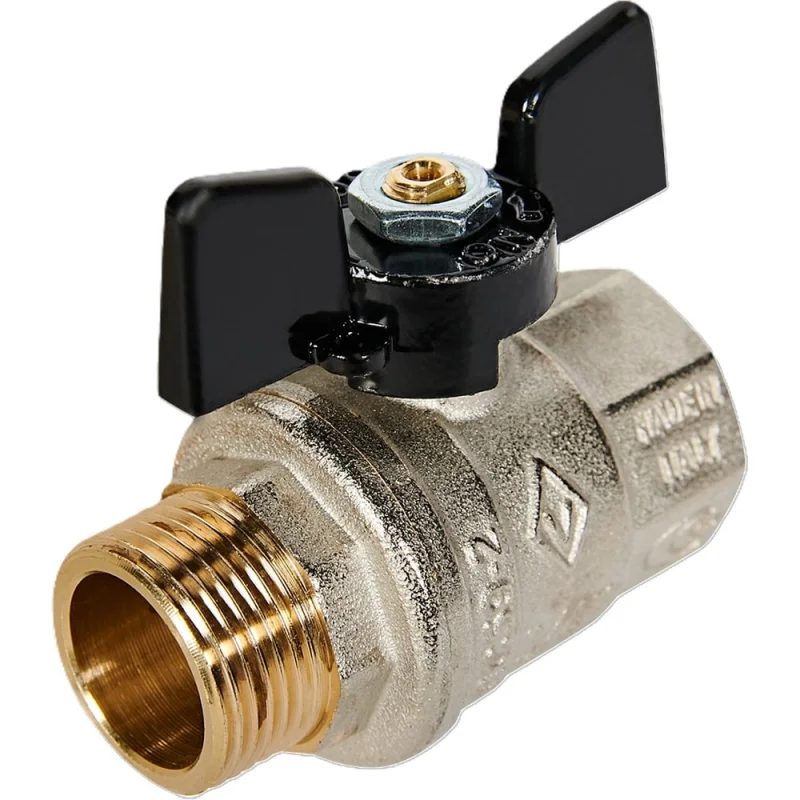 Кран Bugatti OREGON серия 307 НВ 3/4", бабочка, полный проход 03070065