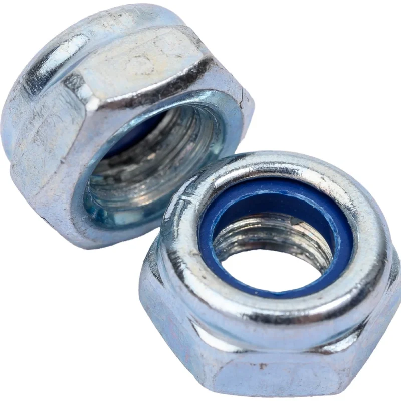 Гайка со стопорным кольцом МЕТАЛЛСЕРВИС m6, din 985, цинк, 200 шт. 1244653