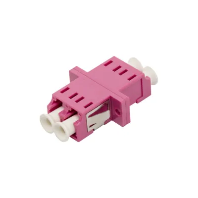 Оптический адаптер LANMASTER LC, OM4, корпус SC, дуплексный LAN-2LC/S-AM-OM4