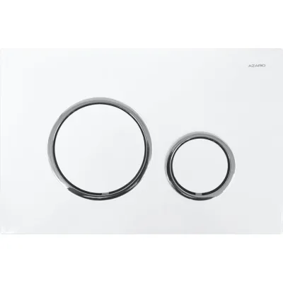 Панель смыва белая+хром Azario AZ-8200-0045