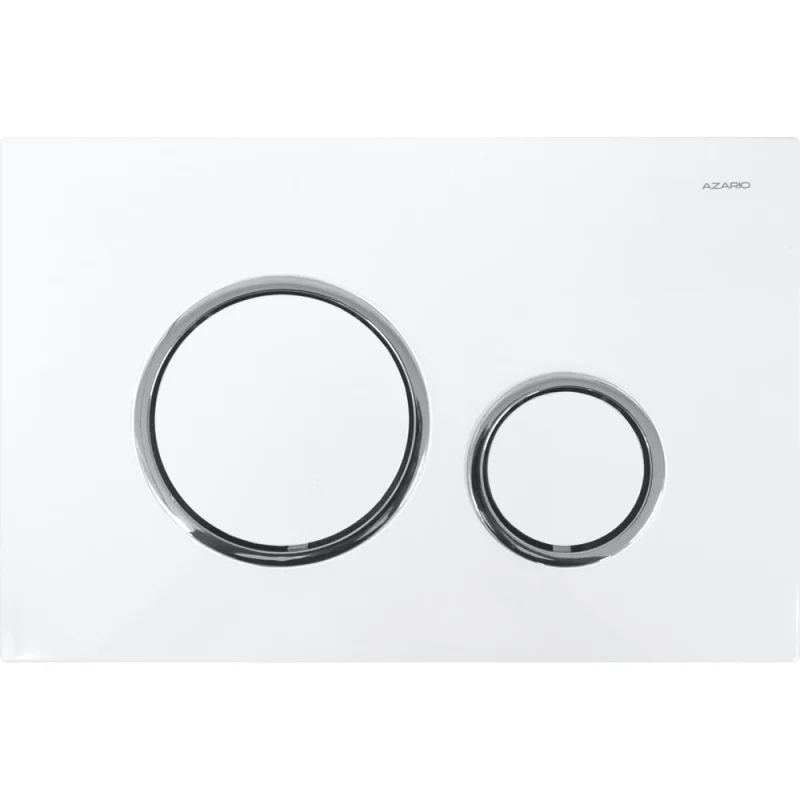 Панель смыва белая+хром Azario AZ-8200-0045