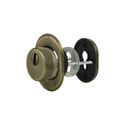 Броненакладка FUARO DEF.CRE/OV-set.9726 (DEF 9726) M6x90 врезная с чашкой AB-6 зелёная бронза 38799
