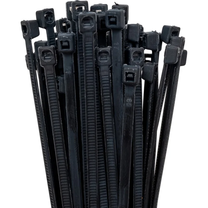 Хомут-стяжка ленточный SLP electrics 2,5x160 100 шт в упаковке черный 2401-00040