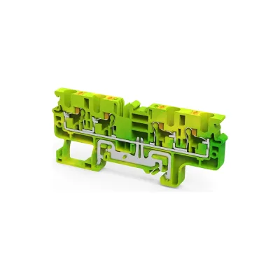 Клемма заземляющая push-in КЭАЗ OptiClip CPG-4-QUATTRO-PE-I-(0,2-4)-PEN -50шт 331860