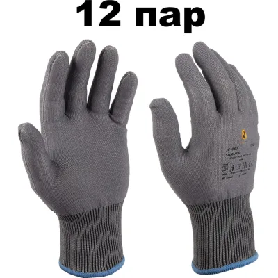 Перчатки от порезов (12 пар) из полиэтилена Адамант р.S/7 Jeta Safety JC-052-pack-S