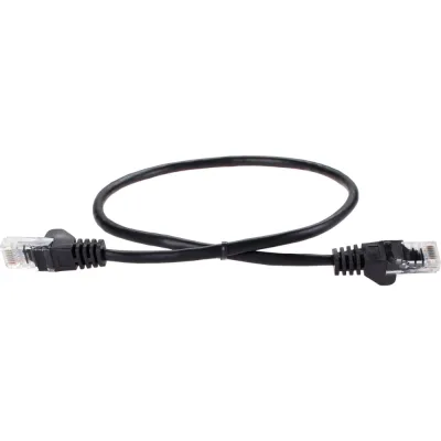 Литой патч-корд AOpen/Qust utp кат.5е 0.5m черный anp511-0.5m-bk ANP511_0.5M_BK