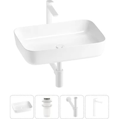 Набор Wellsee 4 в 1 Preen накладная раковина 50x40 см 329703000, 18 20214242R