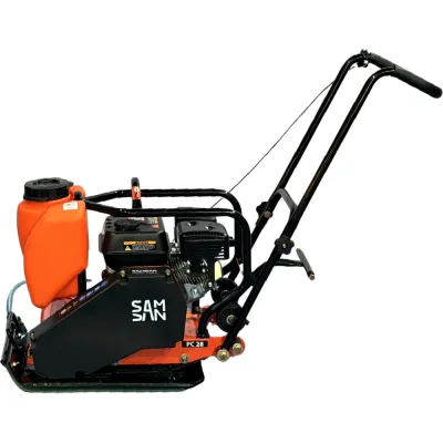 Виброплита Samsan PC 29, с двигателем SM200 с/д. м. 82 кг колеса, с баком PC292-2
