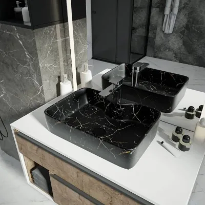 Раковина чаша Maretti, черный мрамор UM13NS96-560MR
