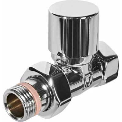 Клапан запорно-балансировочный Design хром, прямой STOUT SVLD-0001-000015C RG00943679CP1N