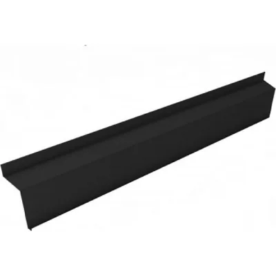 Планка примыкания 4Roof, 2 метра, окрашенный алюминий, черный 120324