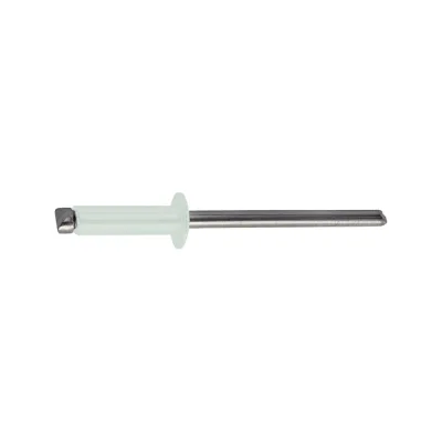 Заклепка вытяжная STALMAX LZV 4,0х10 Al/St (RAL 9003 (Сигнальный белый)) с выпуклой шляпкой (арт. 10423) алюминий/сталь (уп. 1000 шт) 10423-023