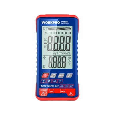 Мультиметр цифровой Workpro WP295007