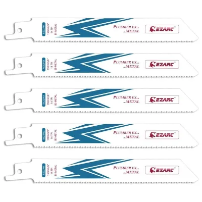 Полотна Ezarc для сабельной пилы по металлу BiMCo/14TPI/150мм/5 шт 802011