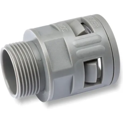 Муфта для гофрированных труб WEYER WQG1-M25G/AD28.5 коннектор прямой, наружная M25х1.5 WE0101400