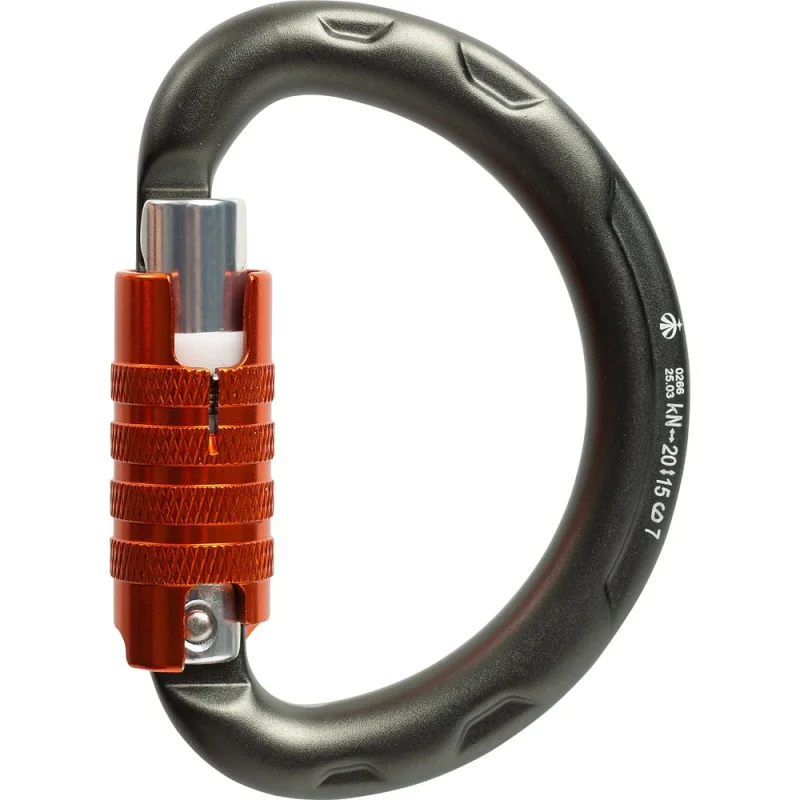 Карабин Vertical GRAY полукруглый трехтактный (Keylock) ver 0266