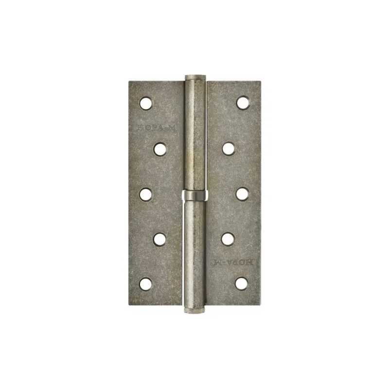 Петля НОРА-М 750-5" застар.серебро левая 2,5 мм 12949
