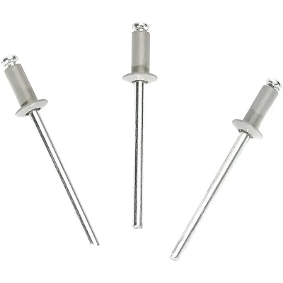 Daxmer Заклёпка вытяжная 3,2х8 алюм/сталь RAL 7004, 1000 шт 00000308345