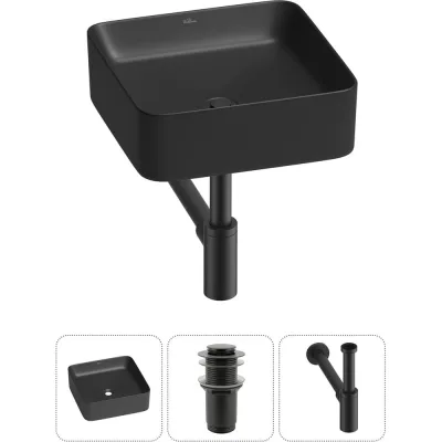 Набор Wellsee 3 в 1 Mint накладная раковина 37x37 см 20212469R