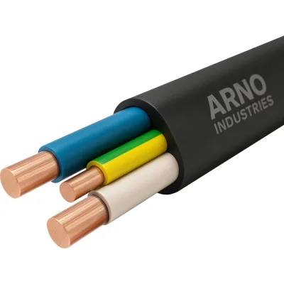Кабель силовой ARNO INDUSTRIES 100м ВВГнг(А) 4х2.5-0.66 однопроволочный нг низкое дымо-газовыделение для силовой проводки ТРТС 2921895