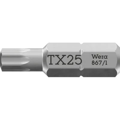 Бита WERA импактор 867/1 IMP DC TX25, 25мм WE-057625