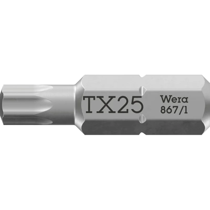 Бита WERA импактор 867/1 IMP DC TX25, 25мм WE-057625