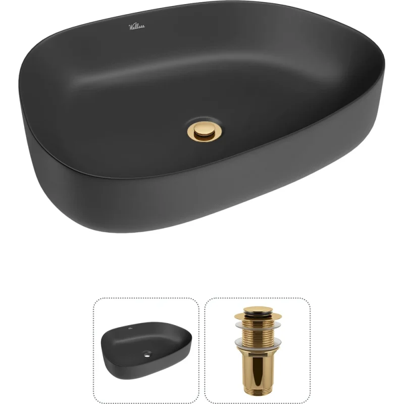 Набор Wellsee 2 в 1 Belle Spa 3.0 накладная раковина 55x40 см 20212735R