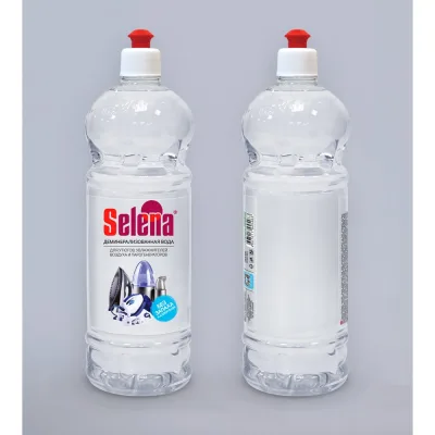 Вода для утюгов деминерализованная без запаха 1 л Selena БХ-56
