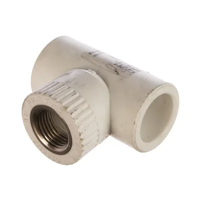 Комбинированный тройник PRO AQUA PP-R ВР белый 25 мм 1/2" PA24012Pb