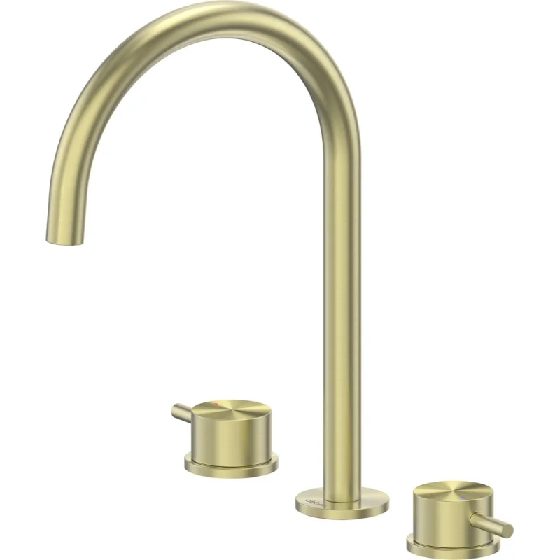 Смеситель ABBER Wasser Kreis 316 AF8108BG-M для раковины, брашированное золото