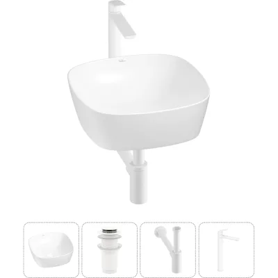 Набор Wellsee 4 в 1 Ground Breaking накладная раковина 40x40 см 20212136R