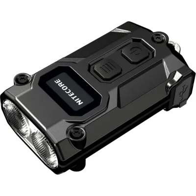 Наключный фонарь NITECORE TINI3 BLACK MCT/UHE, 600 Люмен, 90 м, 85 ч, 330 мАч, USB-C 2559