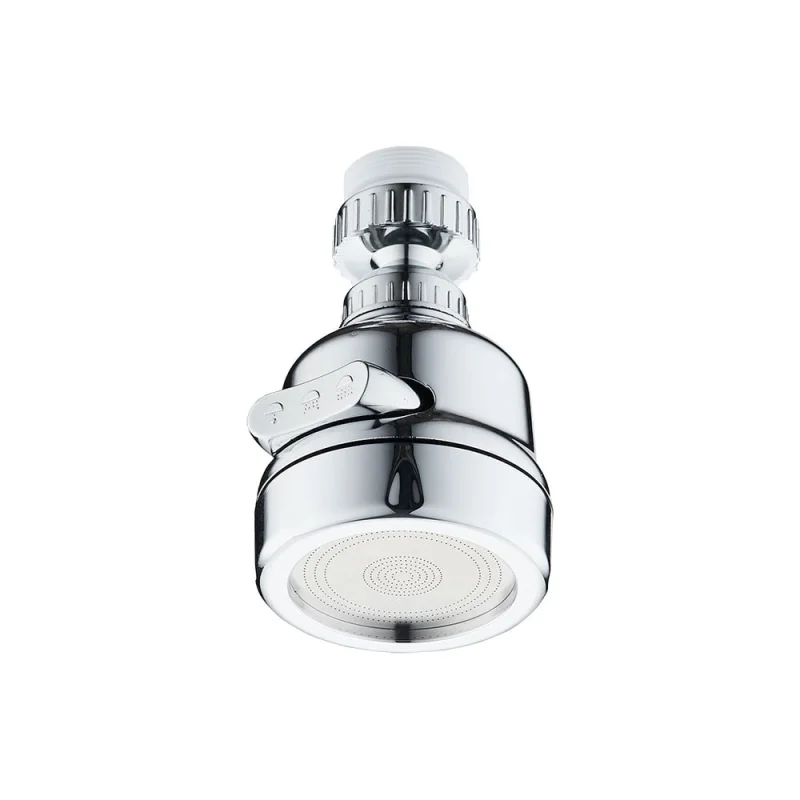 Аэратор пластиковый Melodia della vita F22хМ24 на 1, 3 функции, вращение на 360 хром MKP21034BL 18909
